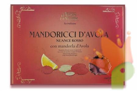 CONFETTI MANDORICCI D'AVOLA NUANCE ROSSO 1 KG