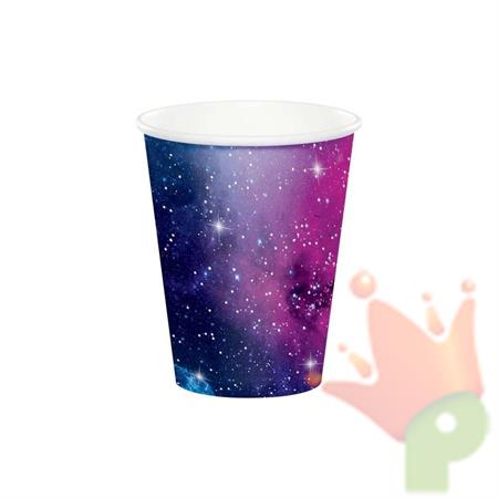 BICCHIERI ASTRONAUTA GALASSIA PARTY 8 PZ 200 CC