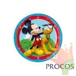 PIATTI MICKEY MOUSE ROCK THE HOUSE 8 PZ 20 CM