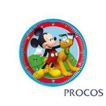 PIATTI MICKEY MOUSE ROCK THE HOUSE 8 PZ 20 CM