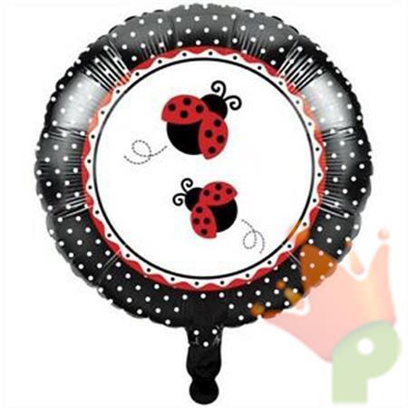 Palloncino Mylar 45cm Fantasie Coccinelle