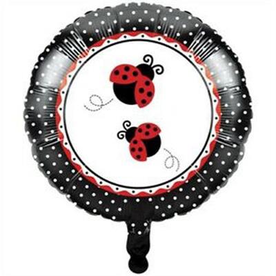 Palloncino Mylar 45cm Fantasie Coccinelle