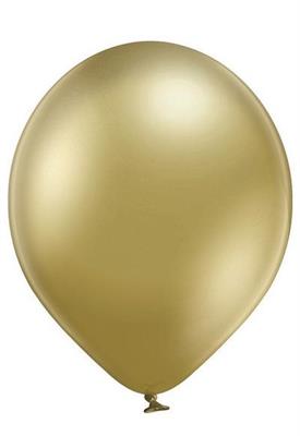 PALLONCINI 5INCH 12 CM GLOSSY GOLD 100 PZ