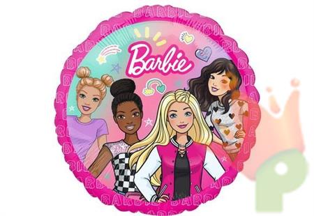 PALLONCINO MYLAR 18 INCH 43 CM BARBIE DREAM TOGETHER