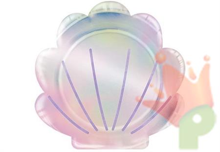 PIATTI 23 CM CONCHIGLIA IRIDESCENTE MERMAID SHINE 8 PZ