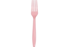 FORCHETTA 18 CM ROSA 24 PZ