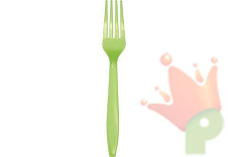 FORCHETTA 18 CM VERDE LIME 24 PZ