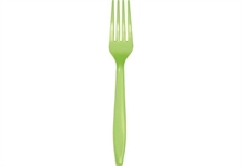 FORCHETTA 18 CM VERDE LIME 24 PZ