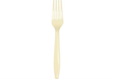 FORCHETTA 18 CM AVORIO 24 PZ