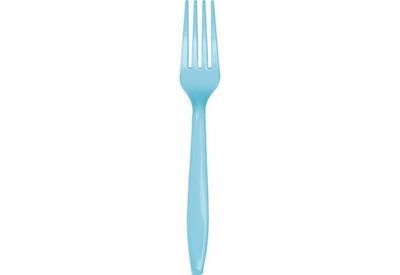 FORCHETTA 18 CM CELESTE 24 PZ