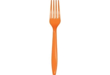 FORCHETTA 18 CM ARANCIONE 24 PZ
