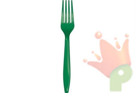 FORCHETTA 18 CM VERDE SMERALDO 24 PZ