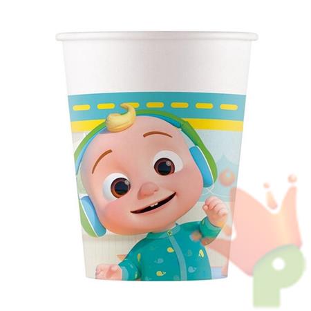 BICCHIERI CARTA 8 PZ COCOMELON