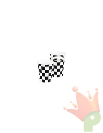 SET 10 BICCHIERI CARTA RACING
