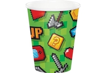 BICCHIERI CARTA GAMING PARTY 266 ML - 8 PZ