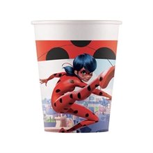BICCHIERI CARTA LADYBUG 8 PZ 200CC