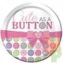 PIATTI 23CM CUTE/BUTTON GIRL 8PZ #