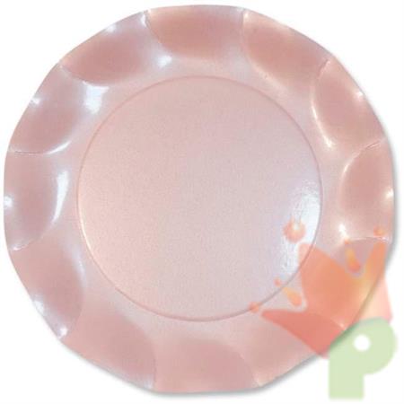 PIATTI GRANDI 27 CM ROSA PERLATO 8 PZ