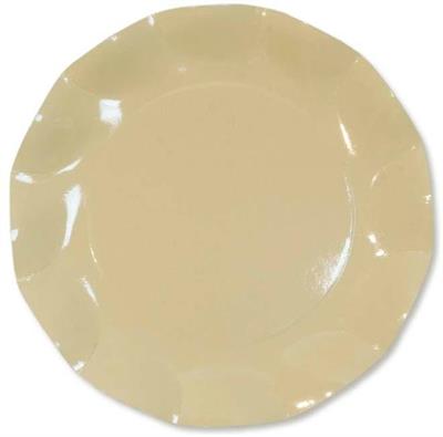 PIATTI GRANDI 27 CM PANNA 8 PZ