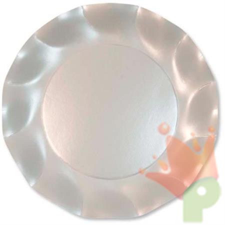 PIATTI PICCOLI 21 CM BIANCO PERLATO 8 PZ