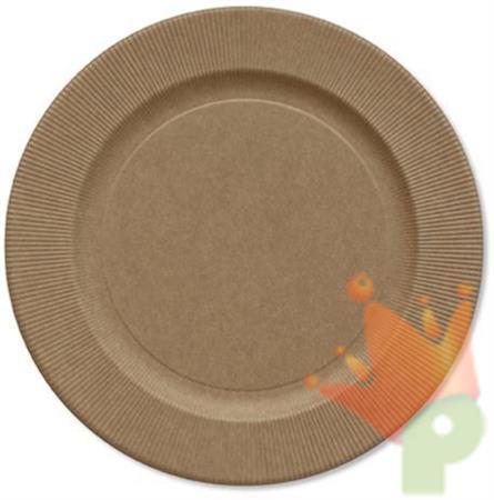 SOTTOPIATTI RIGHE KRAFT 32,4 CM 8 PZ