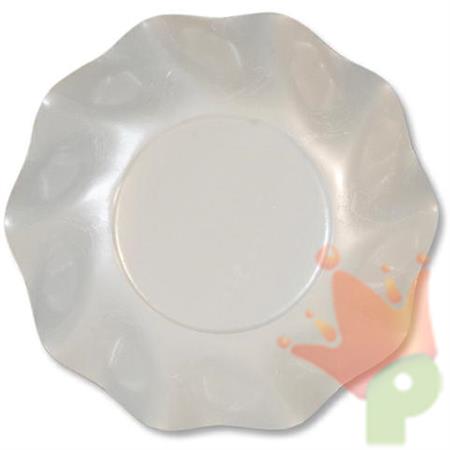 COPPETTA BIANCO PERLA 8 PZ 18,5 CM
