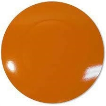 SOTTOPIATTO IN CARTONCINO ARANCIONE 34 CM 4 PZ