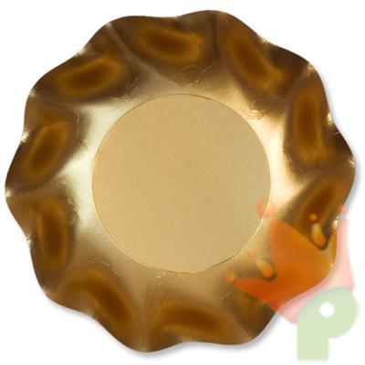 COPPETTA 18,5CM ORO SATINATO 10PZ