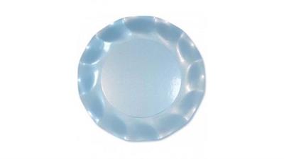 PIATTI CELESTE PERLATO GRANDI 27CM 10PZ