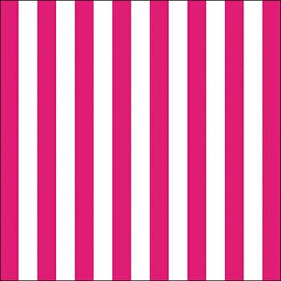 TOVAGLIOLI STRISCE FUCSIA 33X33 CM 20 PZ