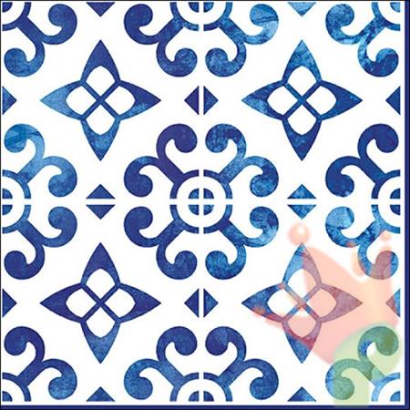 TOVAGLIOLI NORDISCH BLAU 33X33 CM 20 PZ