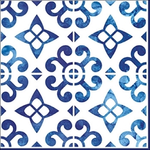 TOVAGLIOLI NORDISCH BLAU 33X33 CM 20 PZ