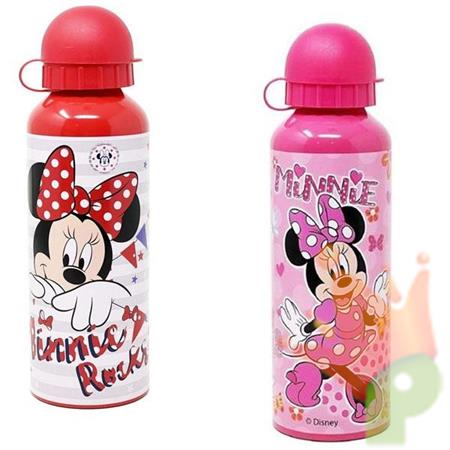 BORRACCIA IN ALLUMINIO MINNIE 500 ML ASSORTITA