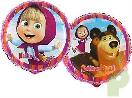 PALLONCINO MYLAR 18INCH MASHA E ORSO