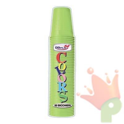 BICCHIERI VERDE 50 PEZZI 200 ML