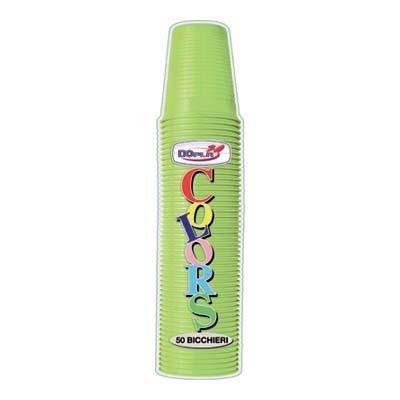 BICCHIERI VERDE 50 PEZZI 200 ML