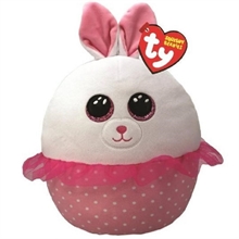 CUSCINO PELUCHE TY SQUISH A BOOS CONIGLIO PRIM 22 CM