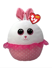 CUSCINO PELUCHE TY SQUISH A BOOS CONIGLIETTO PRIM 33 CM