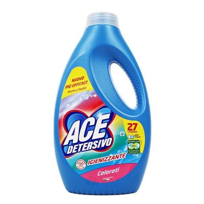 ACE DETERSIVO LIQUIDO LAVATRICE COLORATO 27 LAVAGGI 1350 ML