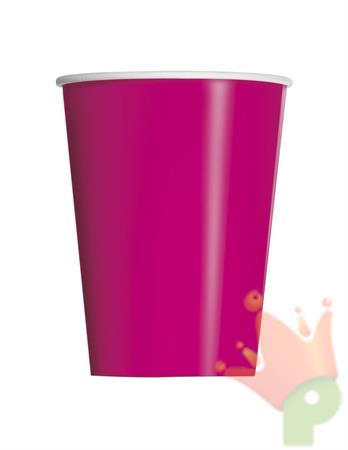 BICCHIERI 250 CC FUCSIA 10 PZ