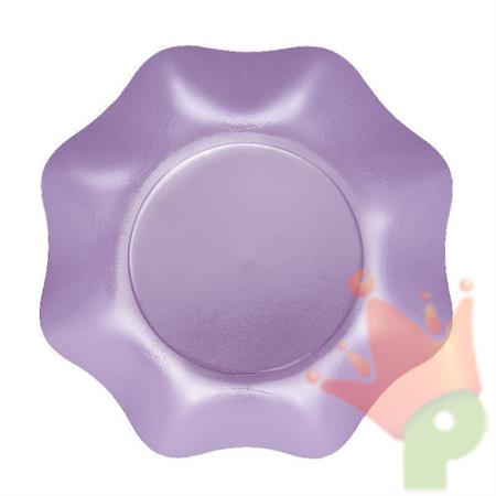 PIATTI FONDI TWENTY LILLA 10 PZ 20 CM