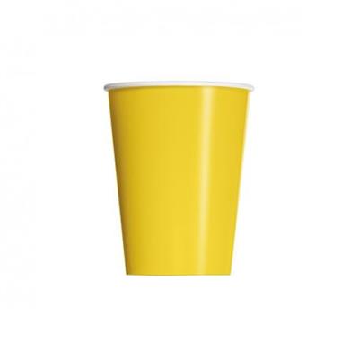 BICCHIERI GIALLO SOLE 250 CC 10 PZ