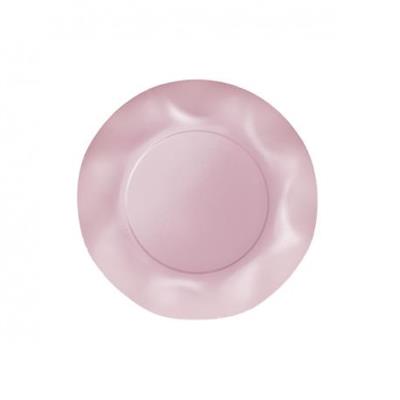 PIATTI DESSERT ROSA 10 PZ 19,5 CM