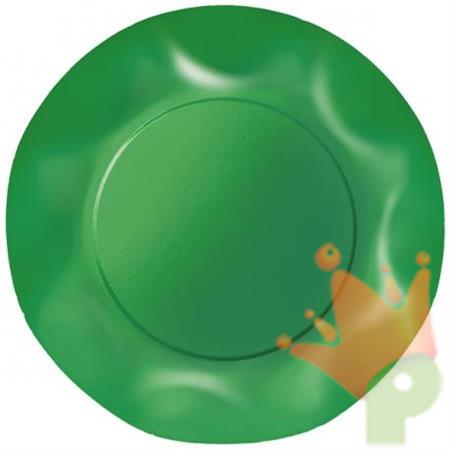 PIATTI VERDE BANDIERA 28,5 CM 10 PZ