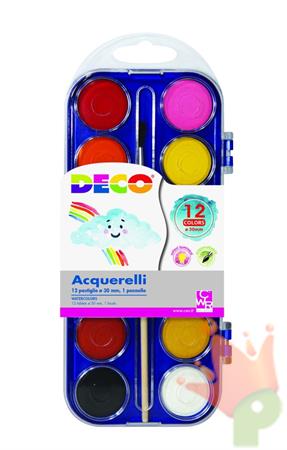 ACQUERELLI + PENNELLO 12PZ