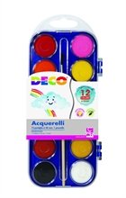ACQUERELLI + PENNELLO 12PZ