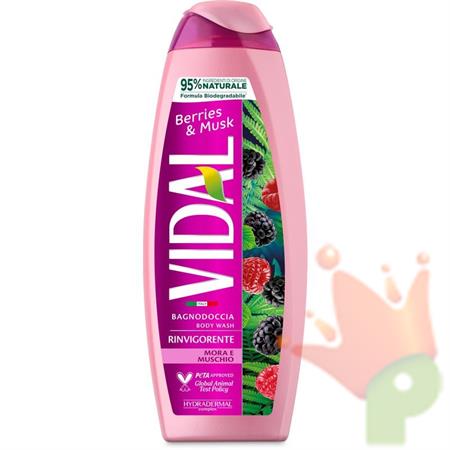 BAGNOSCHIUMA VIDAL MORE E MUSCHIO 500 ML