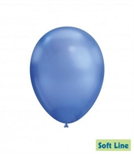 PALLONCINI SOFT LINE CHOME BLU 12INCH 30 CM 50 PZ