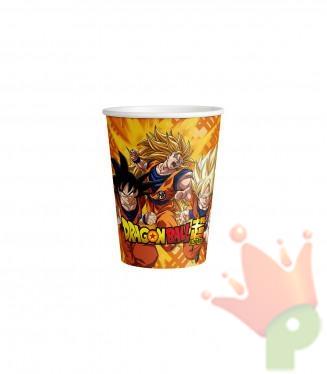 BICCHIERI IN CARTA DRAGON BALL 250 ML 8 PZ