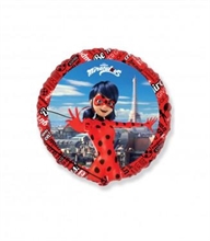 PALLONCINO MYLAR LADY BUG PARIGI 45 CM